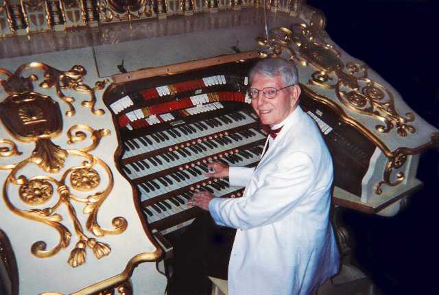 Harold Clementz at console